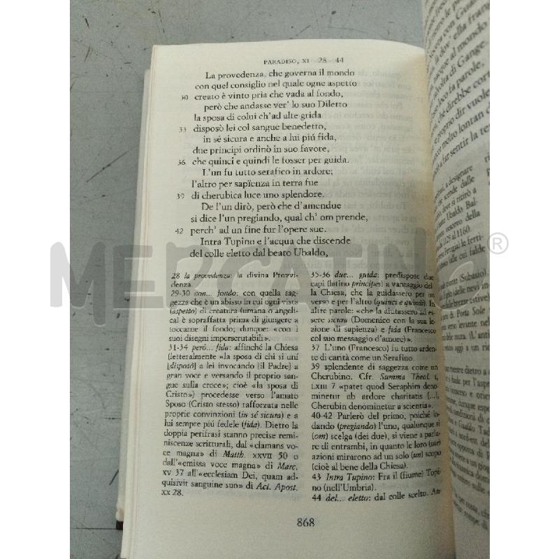 ALIGHIERI COMMEDIA GARZANTI PRIMA EDIZ 1987 | Mercatino dell'Usato Roma monteverde 3