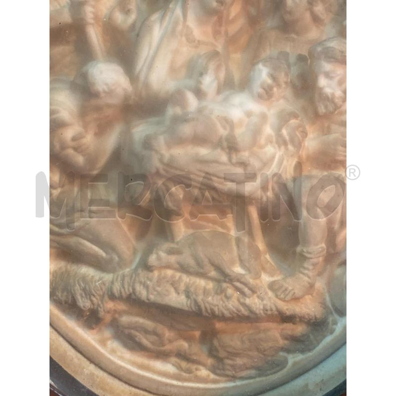 ALTORILIEVO OVALE RELIGIOSO | Mercatino dell'Usato Roma monteverde 4