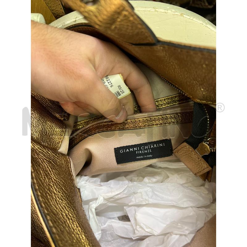 BORSA DONNA GIANNI CHIARINI BRONZO  | Mercatino dell'Usato Roma monteverde 2