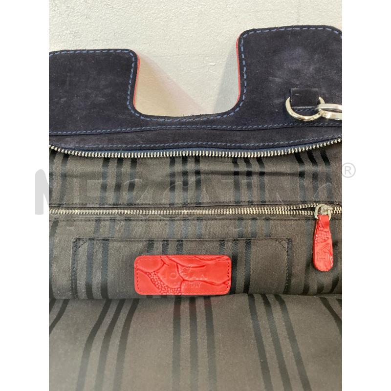 BORSA DONNA HOGAN BLU H ROSSA | Mercatino dell'Usato Roma monteverde 4