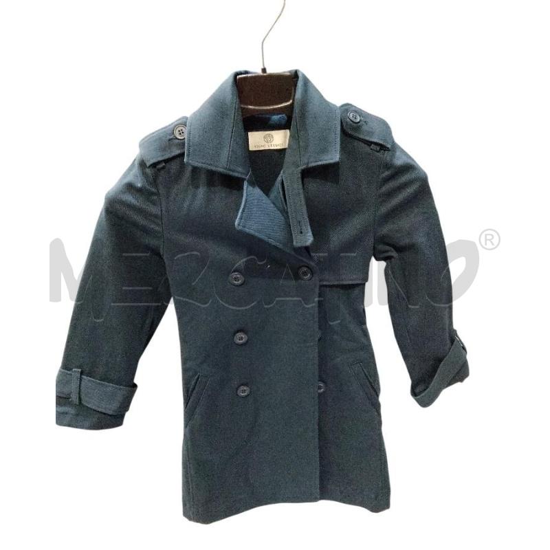 CAPPOTTO BAMBINA YOUNG VERSACE BLU | Mercatino dell'Usato Roma monteverde 1