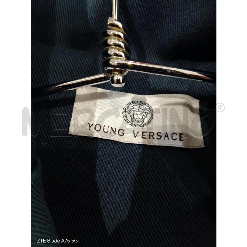 CAPPOTTO BAMBINA YOUNG VERSACE BLU | Mercatino dell'Usato Roma monteverde 3