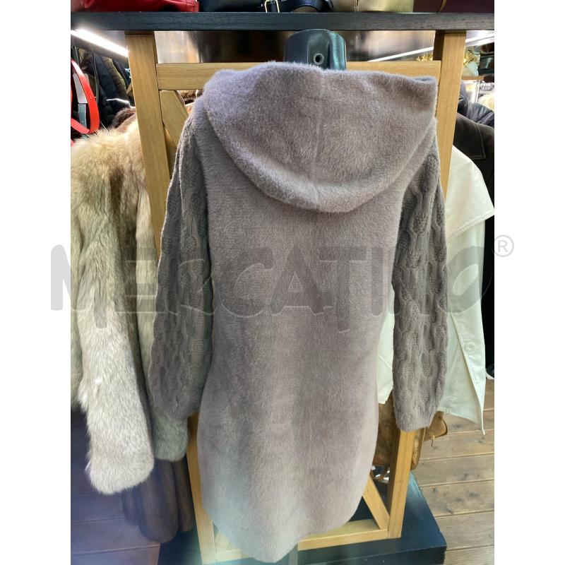 CAPPOTTO DONNA LUISA SPAGNOLI FANGO  | Mercatino dell'Usato Roma monteverde 3