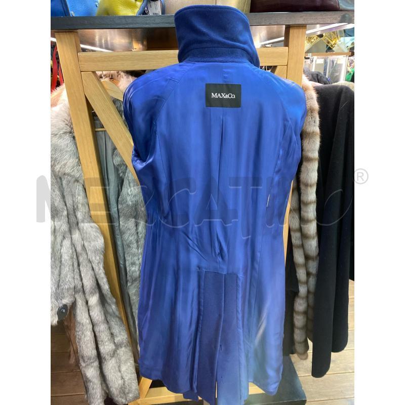 CAPPOTTO DONNA MAX & CO BLU  | Mercatino dell'Usato Roma monteverde 4