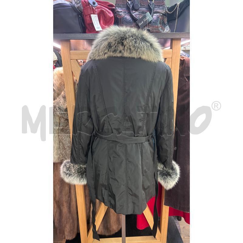 CAPPOTTO DONNA SANDRO FERRONE CON PELLICCIA | Mercatino dell'Usato Roma monteverde 2