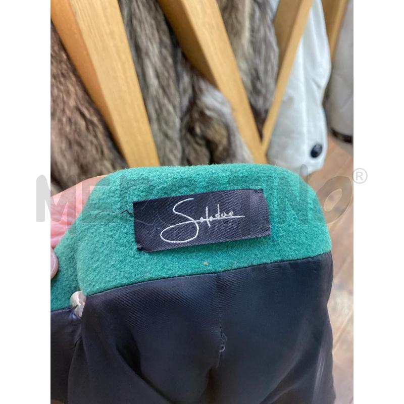 CAPPOTTO DONNA SOLODUE VERDE  | Mercatino dell'Usato Roma monteverde 4