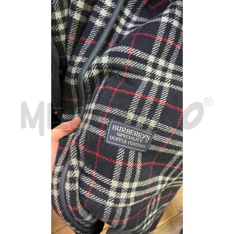 CAPPOTTO UOMO BURBERRYS BLU MONTGOMERY  | Mercatino dell'Usato Roma monteverde 4
