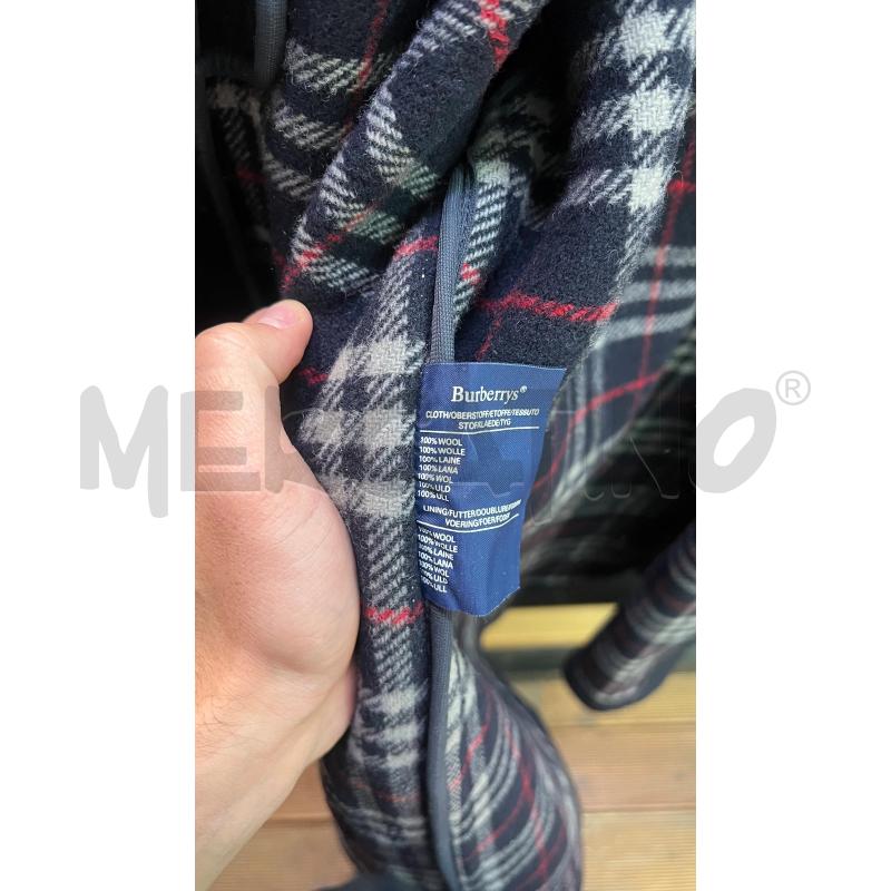CAPPOTTO UOMO BURBERRYS BLU MONTGOMERY  | Mercatino dell'Usato Roma monteverde 5