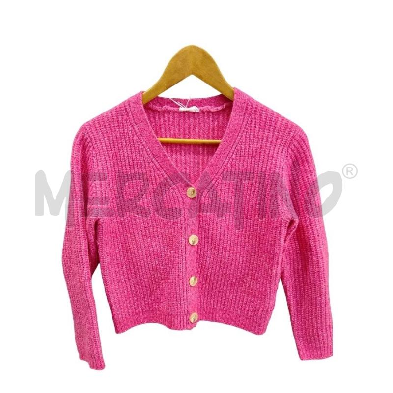 CARDIGAN BAMBINA IANA FUCISA 4 BOTTONI  | Mercatino dell'Usato Roma monteverde 1