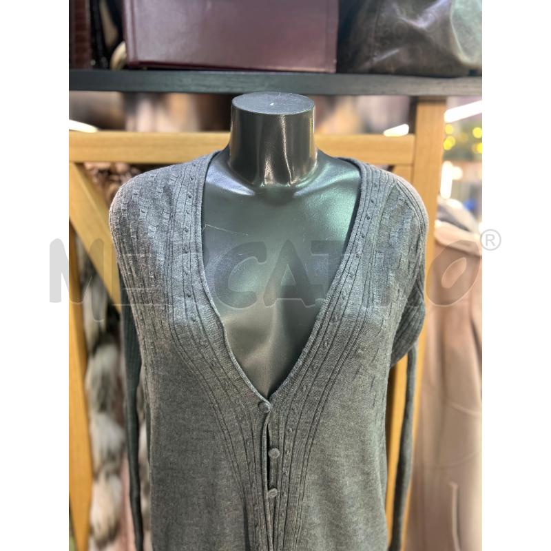 CARDIGAN DONNA ISOLA MARRAS GRIGIO LUNGO | Mercatino dell'Usato Roma monteverde 2