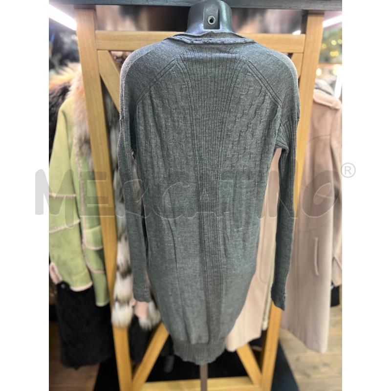 CARDIGAN DONNA ISOLA MARRAS GRIGIO LUNGO | Mercatino dell'Usato Roma monteverde 3
