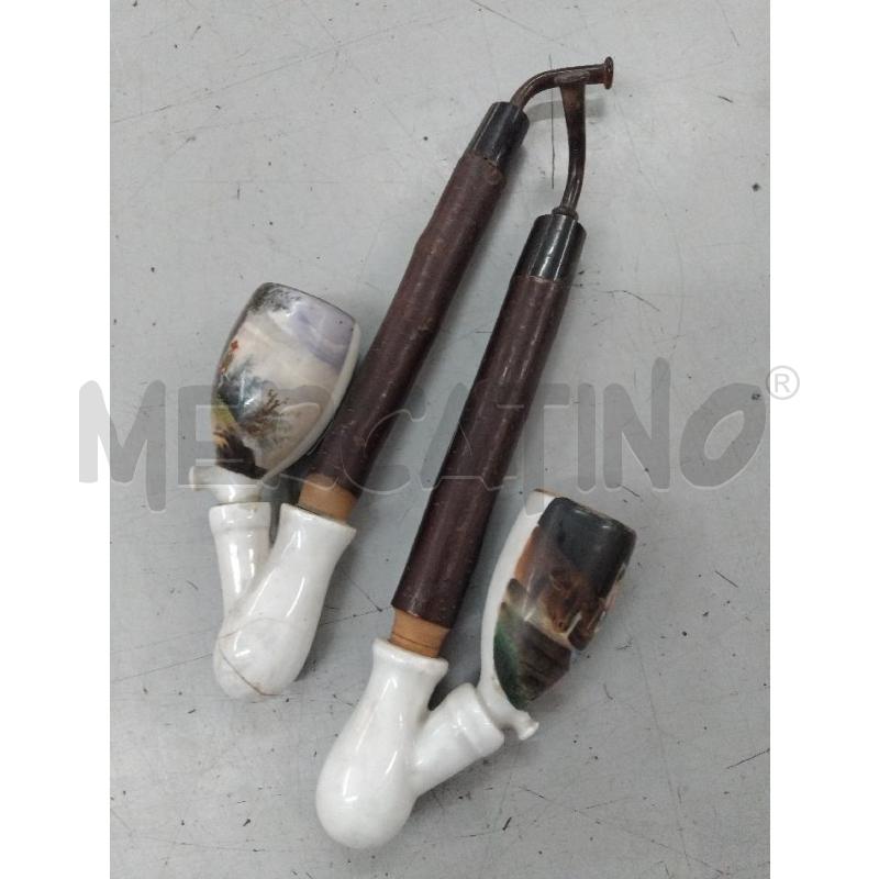 COPPIA PIPE PORCELLANA 1INCOLLATA  | Mercatino dell'Usato Roma monteverde 1