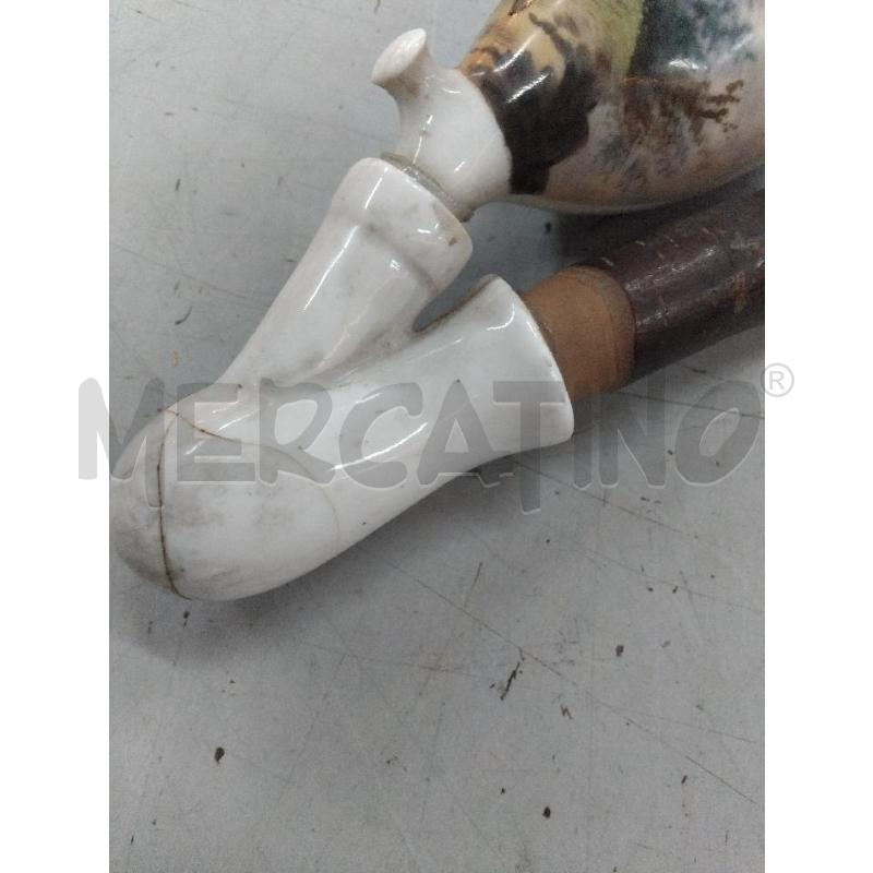 COPPIA PIPE PORCELLANA 1INCOLLATA  | Mercatino dell'Usato Roma monteverde 3