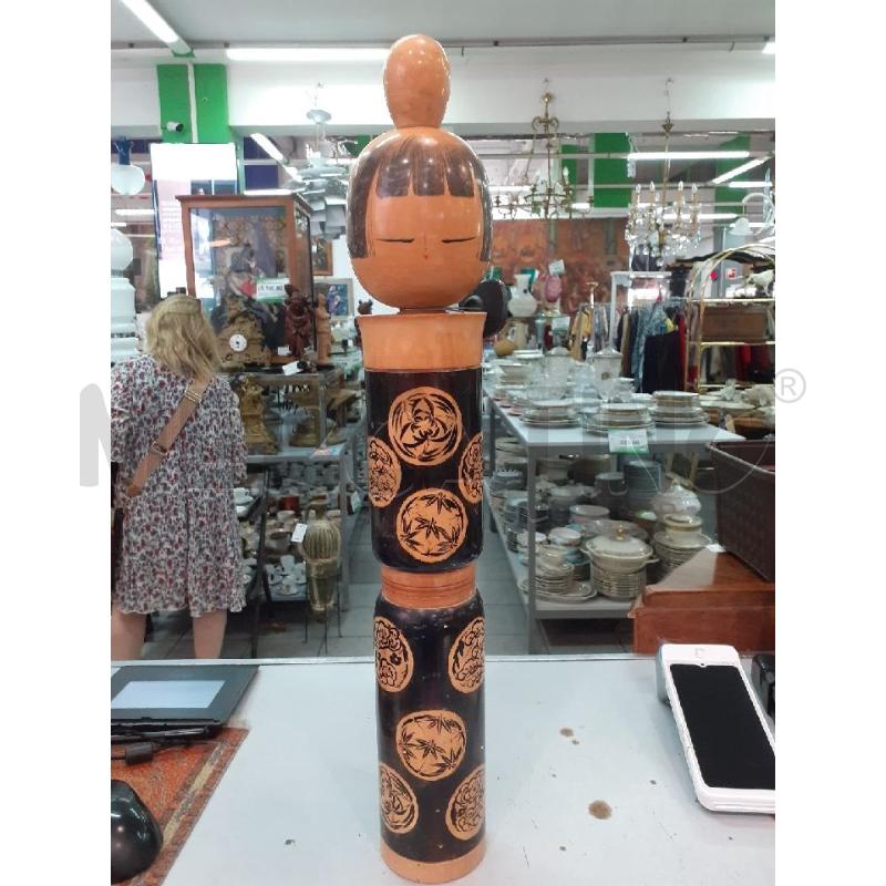 DONNA CILINDRO LEGNO ORIENTALE | Mercatino dell'Usato Roma monteverde 1