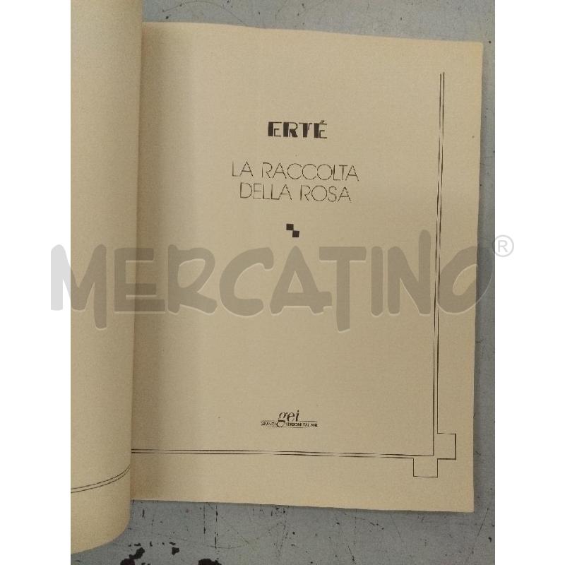 ERTÈ LA RACCOLTA DELLA ROSA | Mercatino dell'Usato Roma monteverde 2