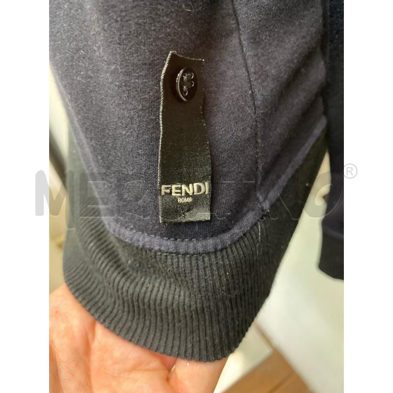 FELPA DONNA FENDI NERA TASCHINO | Mercatino dell'Usato Roma monteverde 3