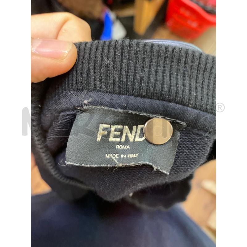 FELPA DONNA FENDI NERA TASCHINO | Mercatino dell'Usato Roma monteverde 4