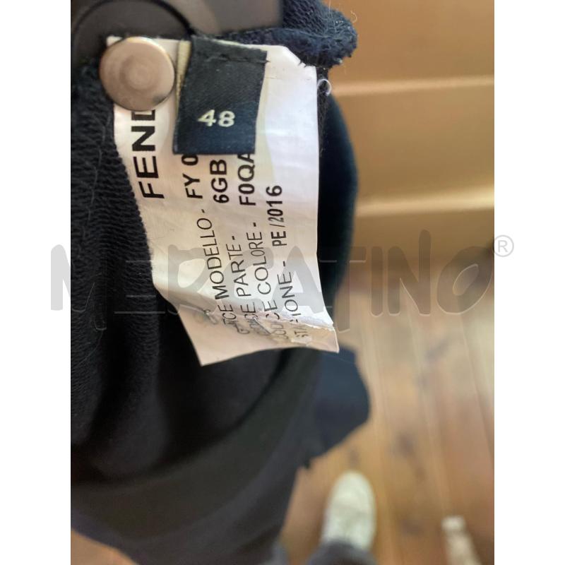 FELPA DONNA FENDI NERA TASCHINO | Mercatino dell'Usato Roma monteverde 5