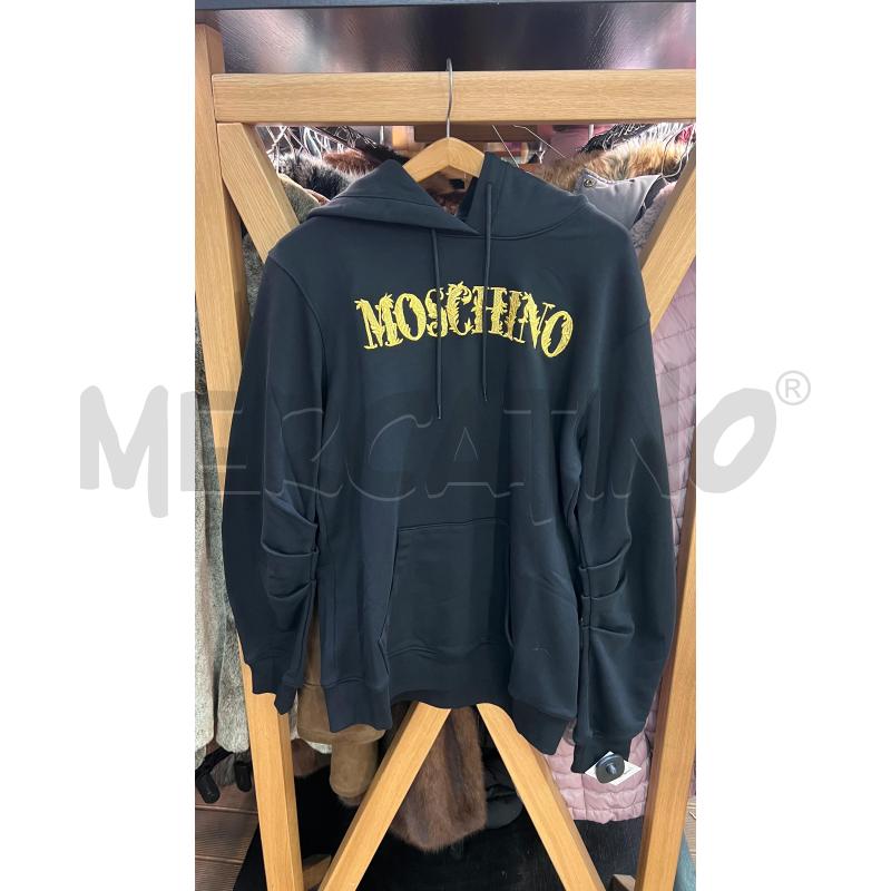 FELPA DONNA MOSCHINO BIANCO NERO VARIO  | Mercatino dell'Usato Roma monteverde 1