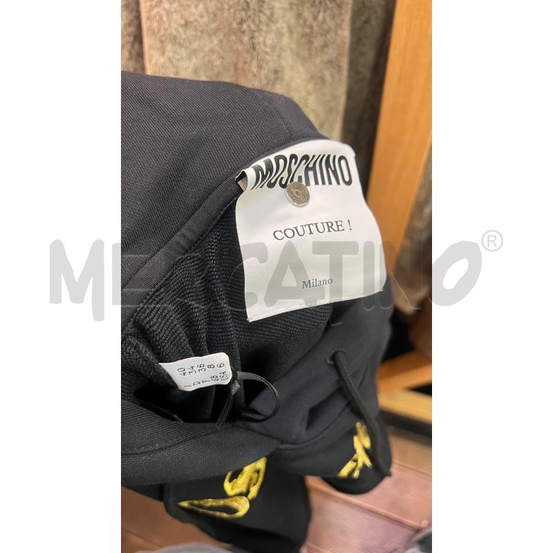 FELPA DONNA MOSCHINO BIANCO NERO VARIO  | Mercatino dell'Usato Roma monteverde 4