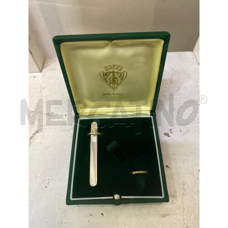 FERMA COLLETTO CAMICIA GUCCI ARGENTATO | Mercatino dell'Usato Roma monteverde 1