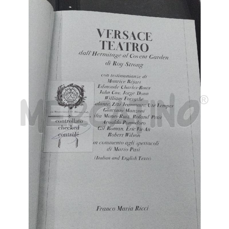 FMR VERSACE TEATRO  | Mercatino dell'Usato Roma monteverde 2