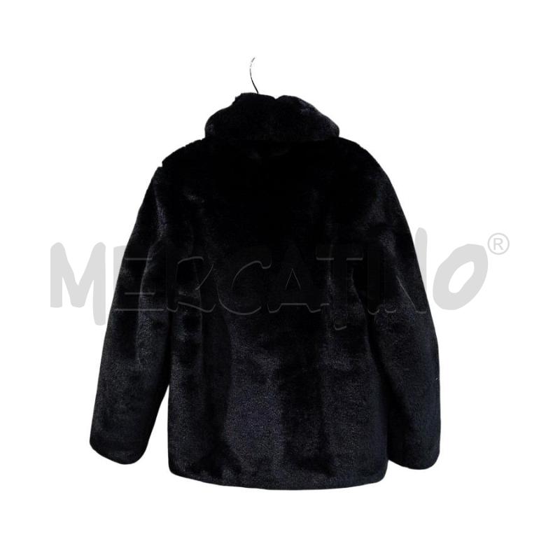 GIACCA BAMBINA H&M NERO PELLICCIOTTO  | Mercatino dell'Usato Roma monteverde 2