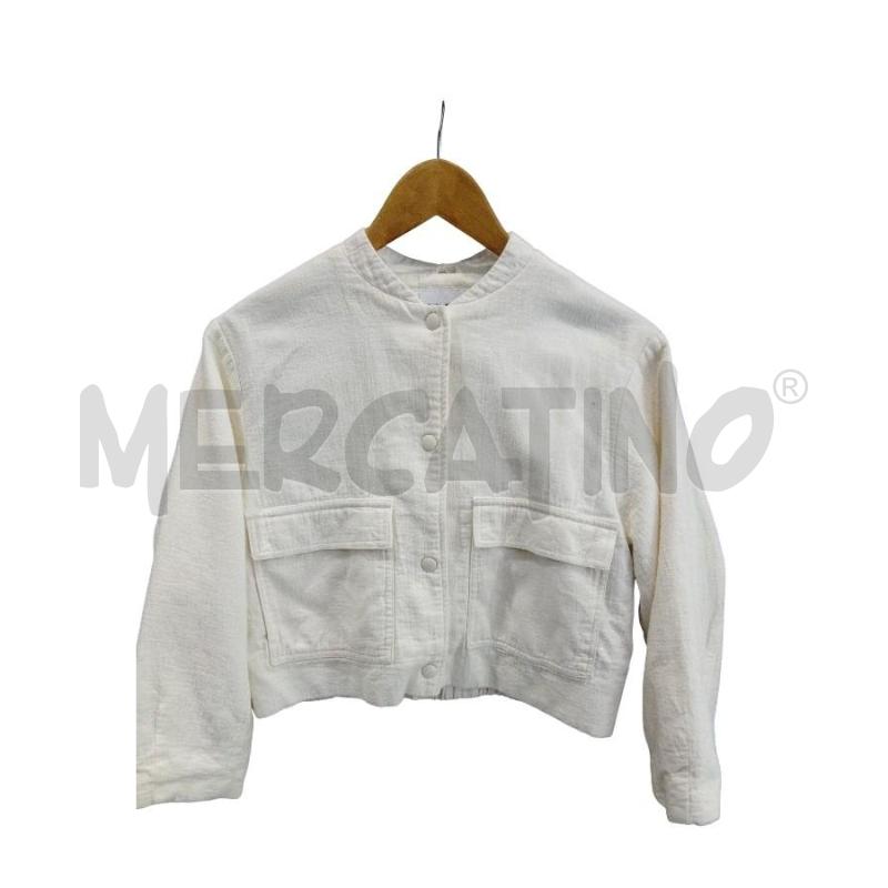 GIACCA BAMBINA ZARA BIANCO  | Mercatino dell'Usato Roma monteverde 1