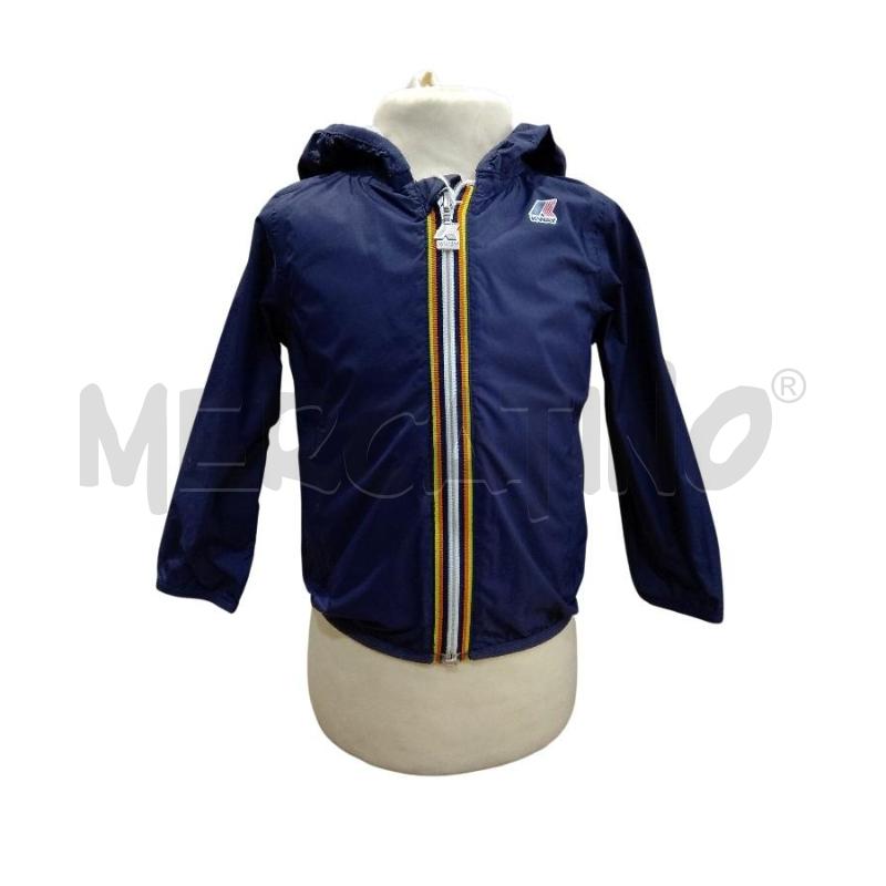 GIACCA BAMBINO IMPERMEABILE KWAY BLU | Mercatino dell'Usato Roma monteverde 1