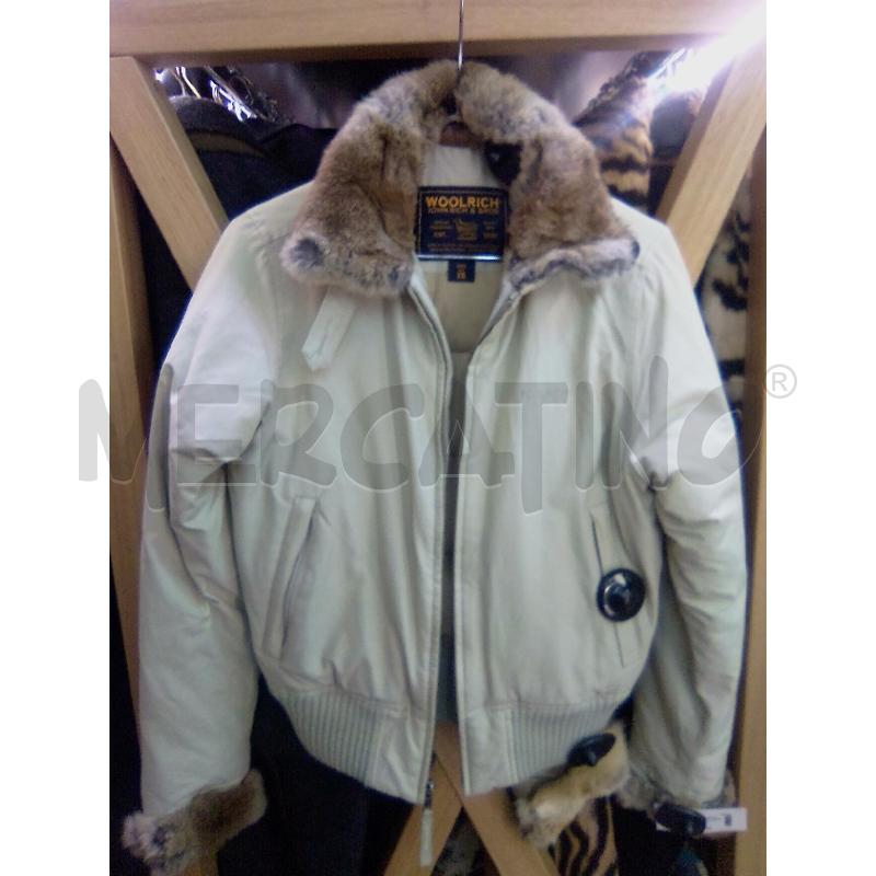 GIACCA DONNA WOOLRICH BEIGE CAPP ZIP | Mercatino dell'Usato Roma monteverde 2