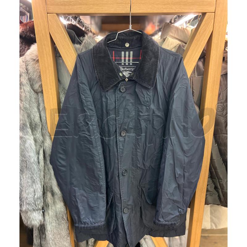 GIACCA UOMO BURBERRY'S BLU CERATA FODERATA | Mercatino dell'Usato Roma monteverde 1