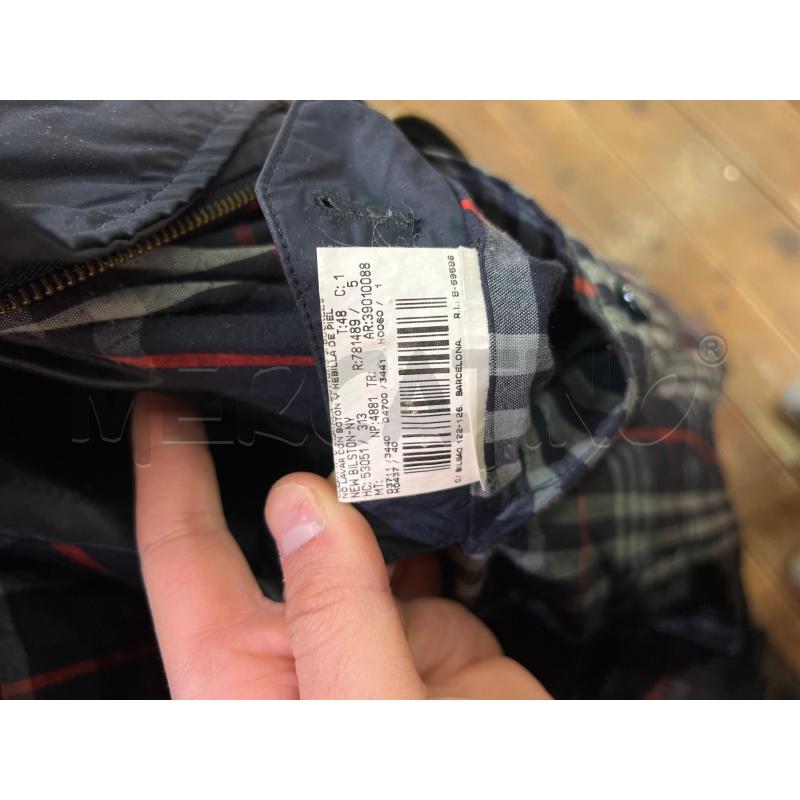 GIACCA UOMO BURBERRY'S BLU CERATA FODERATA | Mercatino dell'Usato Roma monteverde 5