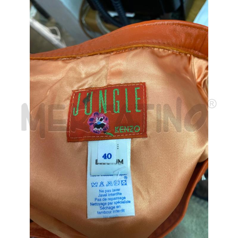 GONNA KENZO PELLE ARANCIO | Mercatino dell'Usato Roma monteverde 3