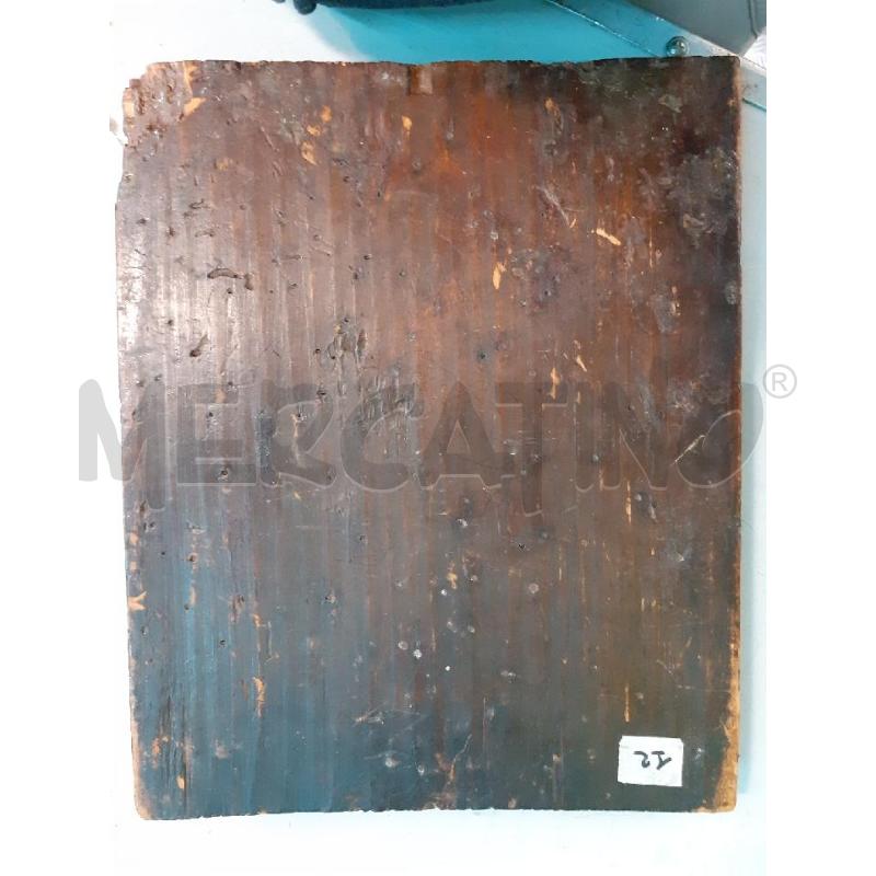 ICONA MADONNA CON BAMBINO VESTE ROSSA VERDE ORO | Mercatino dell'Usato Roma monteverde 4