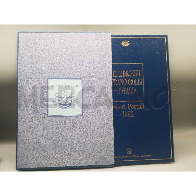 IL LIBRO DEI FRANCOBOLLI D'ITALIA 1992 BUCA DELLE LETTERE | Mercatino dell'Usato Roma monteverde 1