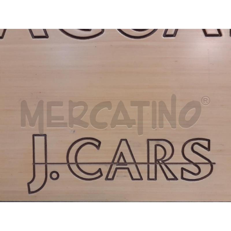 INSEGNA LEGNO JAGUAR J.CARS | Mercatino dell'Usato Roma monteverde 4