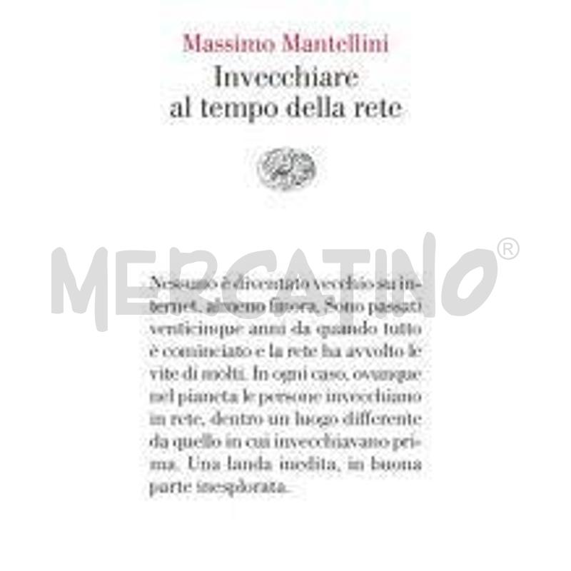 INVECCHIARE AL TEMPO DELLA RETE | Mercatino dell'Usato Roma monteverde 1