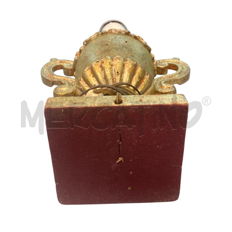 LAMPADA LEGNO XIX SECOLO DA RESTAURARE | Mercatino dell'Usato Roma monteverde 4