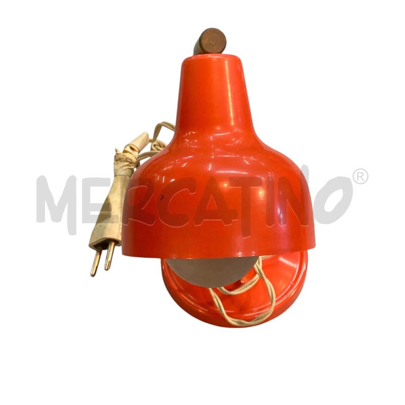 LAMPADA METALLO ARANCIONE | Mercatino dell'Usato Roma monteverde 2