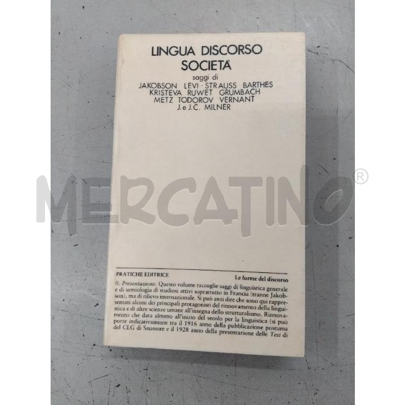 LINGUA DISCORSO SOCIETÀ | Mercatino dell'Usato Roma monteverde 1