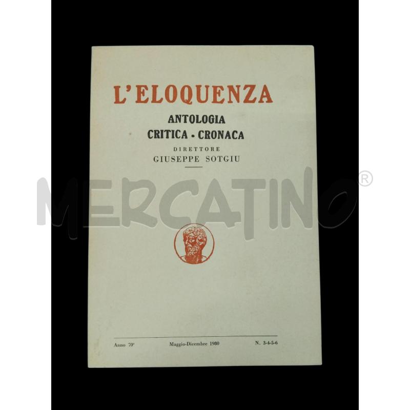 L'ELOQUEZNZA ANTOLOGIA CRITICA CRONACA  | Mercatino dell'Usato Roma monteverde 1