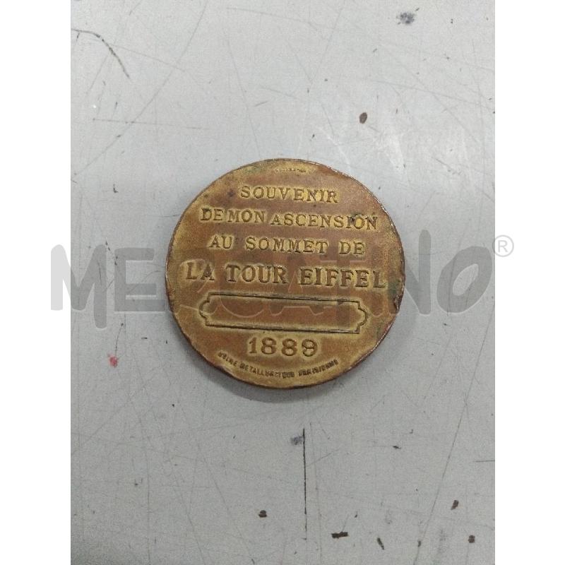 MEDAGLIA ACCENSIONE TOUR EIFFEL | Mercatino dell'Usato Roma monteverde 2