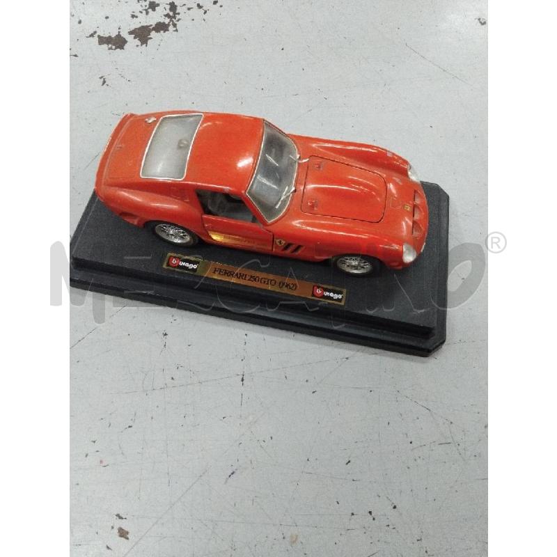 MODELLINO FERRARI 250 GTO 1962 BURAGO | Mercatino dell'Usato Roma monteverde 2