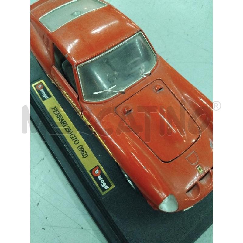 MODELLINO FERRARI 250 GTO 1962 BURAGO | Mercatino dell'Usato Roma monteverde 3