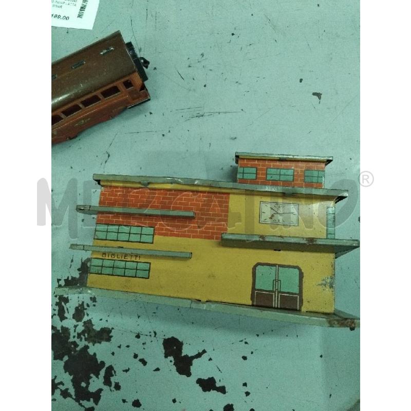 MODELLINO INGAP LATTA TRENINO + BINARI E CASETTA | Mercatino dell'Usato Roma monteverde 4