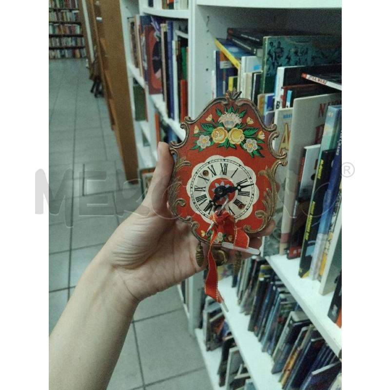 OROLOGIO CUCU ROSSO PICCOLO | Mercatino dell'Usato Roma monteverde 1