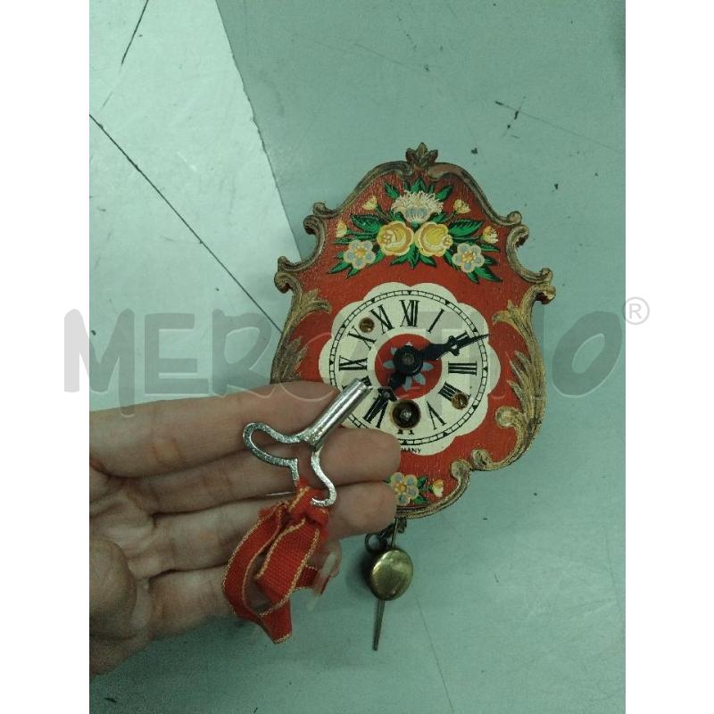 OROLOGIO CUCU ROSSO PICCOLO | Mercatino dell'Usato Roma monteverde 2