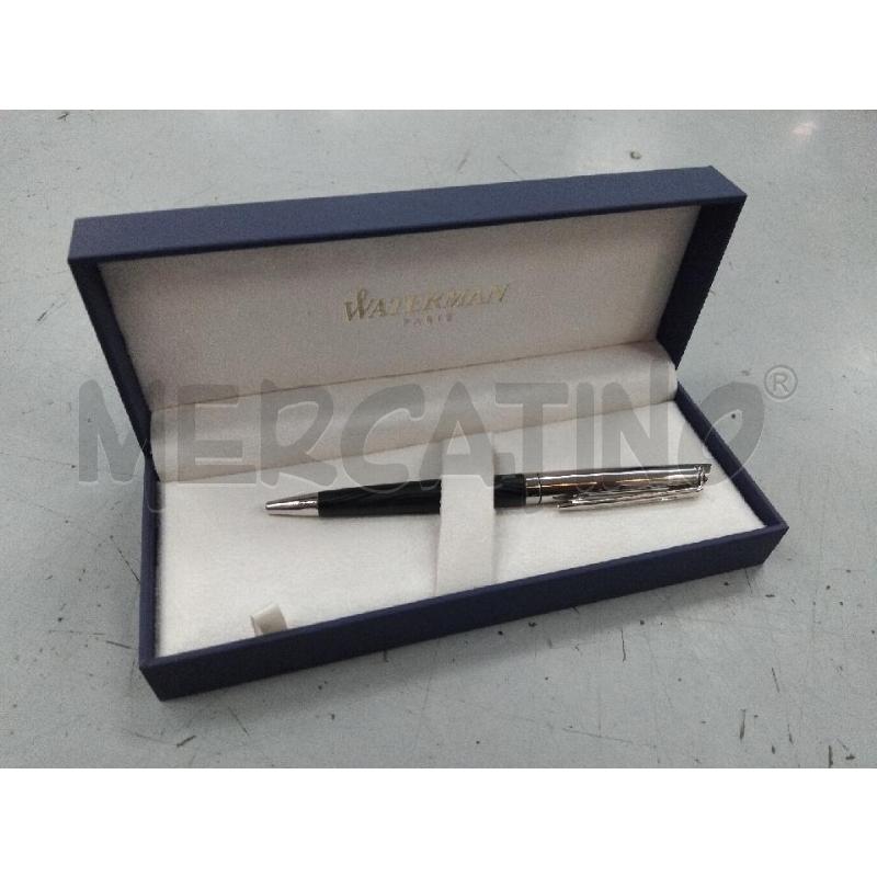 PENNA A SFERA WATERMAN NERA CON RIGHE | Mercatino dell'Usato Roma monteverde 1