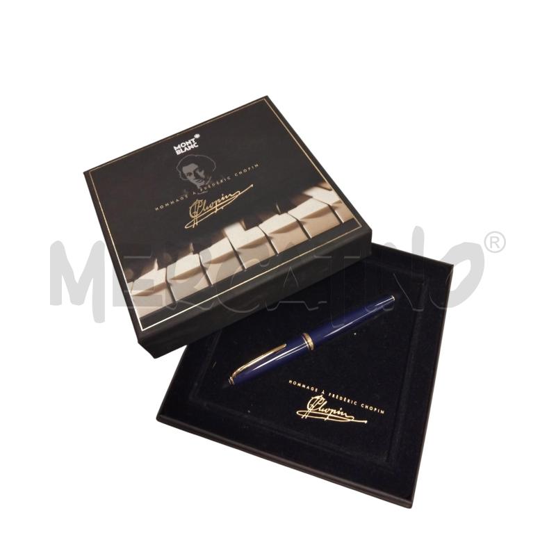 PENNA MONTBLANC GENERATION HOMMAGE CHOPIN BLU SFERA | Mercatino dell'Usato Roma monteverde 1