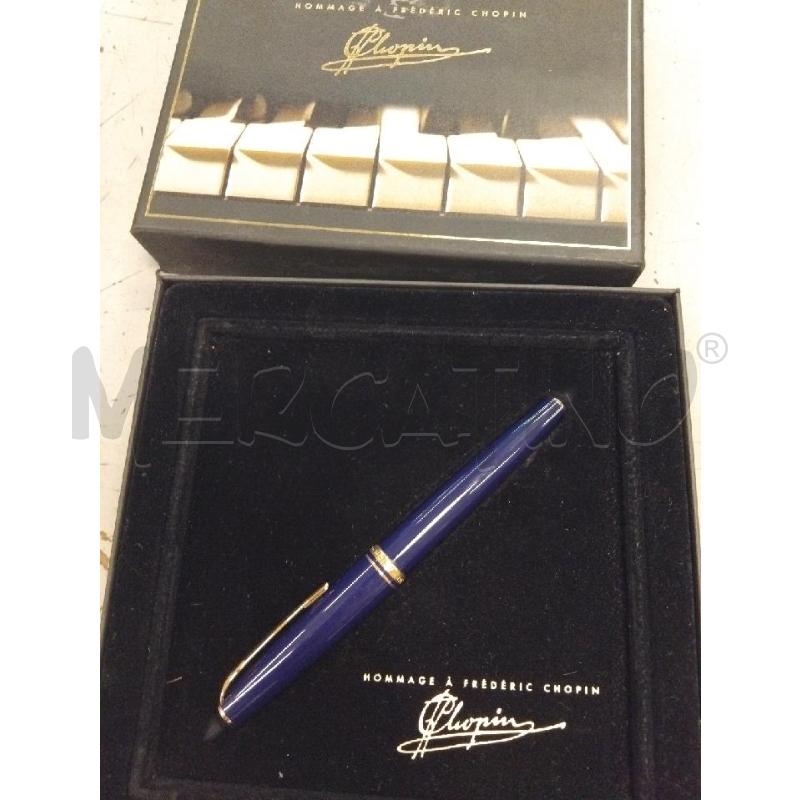PENNA MONTBLANC GENERATION HOMMAGE CHOPIN BLU SFERA | Mercatino dell'Usato Roma monteverde 2